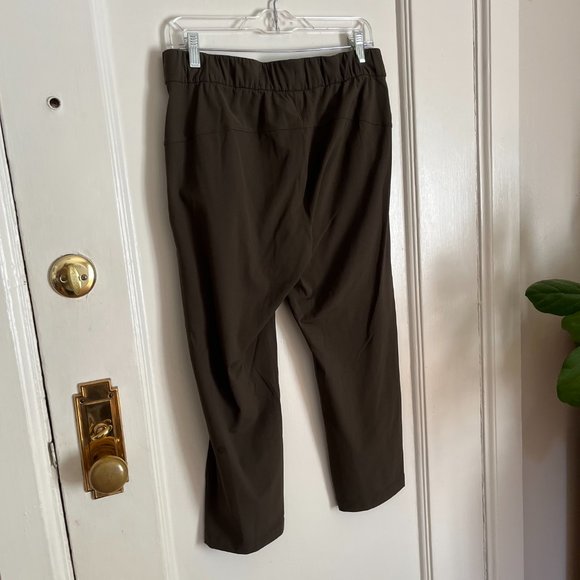 Lululemon Keep Moving Crop Pant Dark Olive 8 - Picture 11 of 12